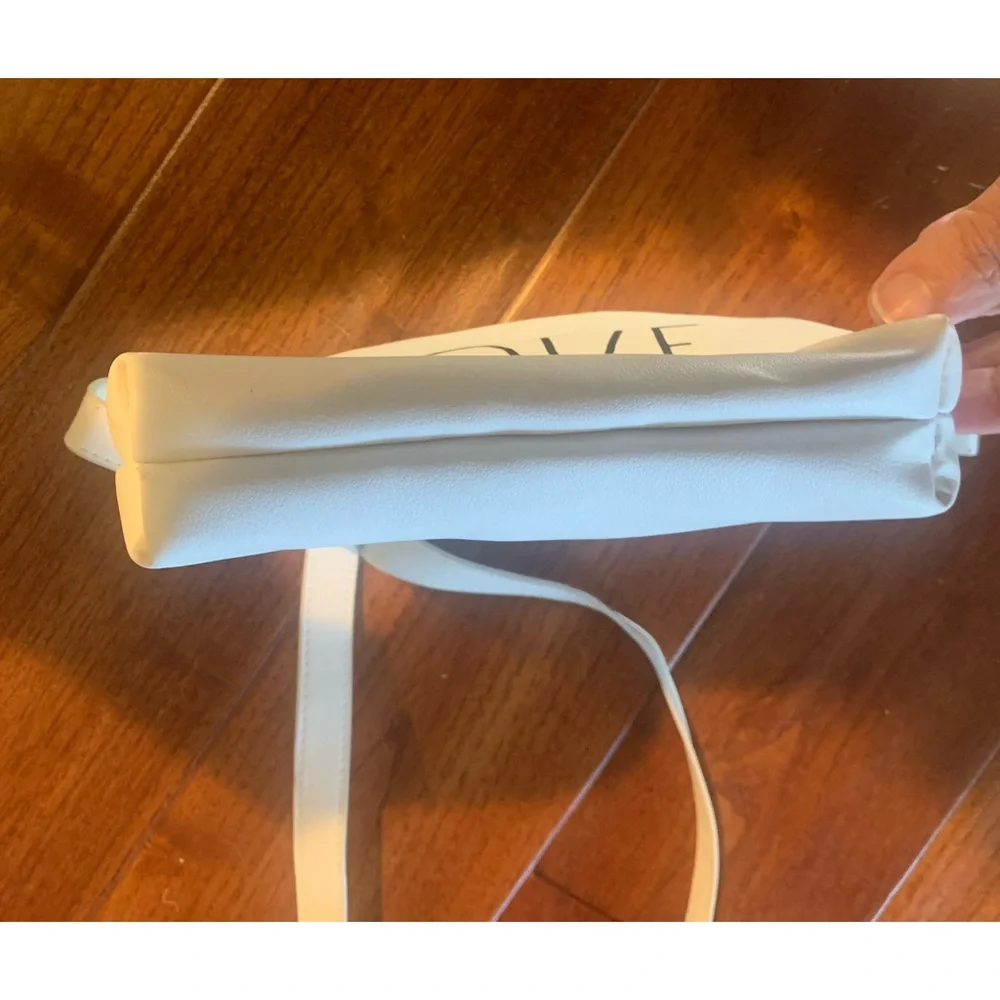 Rae Dunn Purse  NEW Off-white LOVE Cross Body HandbagSmall 8.25